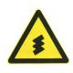 Road Traffic Signs Plate Supplier Yellow and Black Color Triangle Board Aluminum