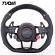 Custom Led Leather Sport Audi Carbon Fiber Steering Wheel With Paddles S7 Rs6 R8