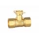 Two Port Motorised Valve 1 Inch Brass PN16 22mm 2 Port Valve Electric Heating Systems