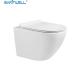 Chaozhou Fashion Models Sanitwell SWJ0325 Bathroom wc white toilet bowl rimless flush