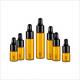 Amber Glass Dropper Bottle Essence Oil Black Dropper Cap 2.5ml 3ml 4ml 5ml 7ml 8ml 10ml