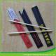 Customized Disposable Round Bamboo Chopsticks 6.5*200 Mm With Semi Closed Sleeve