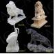 Animal Carving, Animal Sculpture, Garden Animal Statues