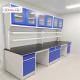 Customized Made Hospital Full Steel Lab Island Bench with Export Plywood Packaging