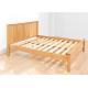 Custom Home Oak Solid Wood Bed Frame Queen Size European Style High Grade
