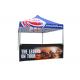 4x6 Waterproof Gazebo Tent 600D Oxford Fabric Graphic For Trade Show