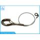 Customized Design Stainless Steel Wire Rope Fittings 1.5mm Safety Rope With Hook