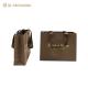 Brown Big Paper Packaging Bags Personalized Luxury Shopping Tote Gift Paper Bags