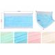 Blue  Non Woven Fabric Face Mask Multi Layer Protection Design High Filtration Rate