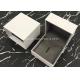 High End Plain Luxury Packaging Boxes , Elegant Retail Matte Matte White Gift Box