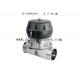 Stainless Steel Pneumatic Diaphragm Valve With Temperature (-20-150℃) And Mirror Polished Surface