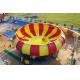 Aqua Park Fiberglass Water Slides, 19m Height Waterpark Super Bowl For Water Park