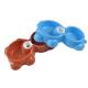 Middle Size Lead Free Ceramic Dog Bowls , PP Dual Purposed Cooling Pet Bowl