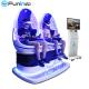 Commercial 9D VR Simulator Seat Vibration Leg Sweep Two Seater