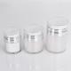 White Eco Friendly Airless Cosmetic Bottle Packaging Refillable Skincare 50ml