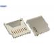 Gold Plated Micro Sd Card Holder , Full Copper Long Sd Memory Card Connector