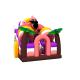 5.8x6x6m Commercial Inflatable Water Slides Flamingo Beach Coconut Tree Theme