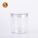 CQM Plastic Candy Cookie Jar Empty Clear Wide Mouth Food Storage Pet Plastic Jars