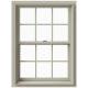 Clear Glass Upvc Double Hung Windows Customized Size Soundproof Windows