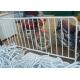 CE Galvanized Metal Crowd Control Barriers 1100X2200mm For Pedestrian