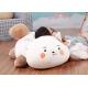 Customized Popular Plush Toys , Soft Toy Pillow With Raccoon Panda Shape