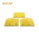 Mitsubishi Escalator Spare Parts Yellow Plastic Comb Plate YS125B688 YS120B976