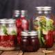 Glass Sealed Storage Tank Round Bottle For Pickles And Mason Jar