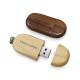 Ovale Shape  4Gb Wooden USB flash drive With gift Packing for Wedding gifts