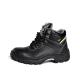 CE Anti Static Safety Shoes Non Slip Oil Resistant Black Cow Leather Puncture Proof Steel Toe
