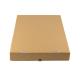 Customized Plain brown kraft Corrugated Pizza Box Packaging