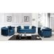 Multiscene Velvet Fabric Sofa Set For Living Room Durable Nontoxic