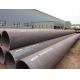 Large Diameter Spiral Welded Steel Pipe 508mm Outer Diameter Black Surface Treatment Q235