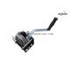 Steel A3 1500 lb Worm Drive Hand Winch Black Spraying Worm For Warehouses Farming