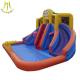 Hansel cheap inflatable outdoor playground inflatable bouncer with water slide factory
