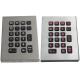 IP65 21 key marine keyboard , stainless steel keyboard with red backlight