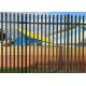 Residential Use Steel Palisade Fencing 2750mm Width High Standard Pvc Coated Type