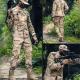 Military Uniform Suit Unisex Lightweight Military Camo Tactical Camo Hunting Combat BDU Uniform Army Suit Set