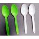 5.8 Inch Starch Based Compostable Spoon Green Large Heavyweight Disposable Flatware