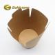 Custom Logo Kraft Take Away Paper Cup Take Out Food Containers Customizable