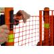 Strong Orange Plastic Construction Fence , Warning Barrier Fence PE Material