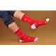 High quality supersoft cotton socks in cartoon christmas design for lovers