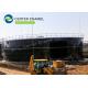 Glass Fused To Steel Crude Oil Wastewater Storage Tanks With AWWA D103-09 Standards