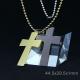 Fashion Top Trendy Stainless Steel Cross Necklace Pendant LPC218