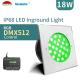 18W SS316 DMX512 RGB Led Inground Lights 960ma LED Underground Lighting