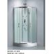 Shiny chrome complete enclosed shower cubicles Aluminium Rails / Profiles tub