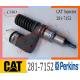 Diesel C10 Engine Injector 281-7152 10R-1258 212-3468 For Caterpillar Common Rail