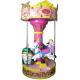 Hansel  shopping mall revolving machine Type animal kids rides carousel horse rides for sale