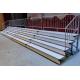 Portable Plywood Plastic Telescopic Bleacher Seating With Safety Railings For Chorus