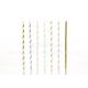 Disposable Metallic Paper Straws With Food Safe Ink Non Toxic And Harmless