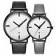 Couple Waterproof Quartz Watch With Calendar Simple Date No Digital Dial